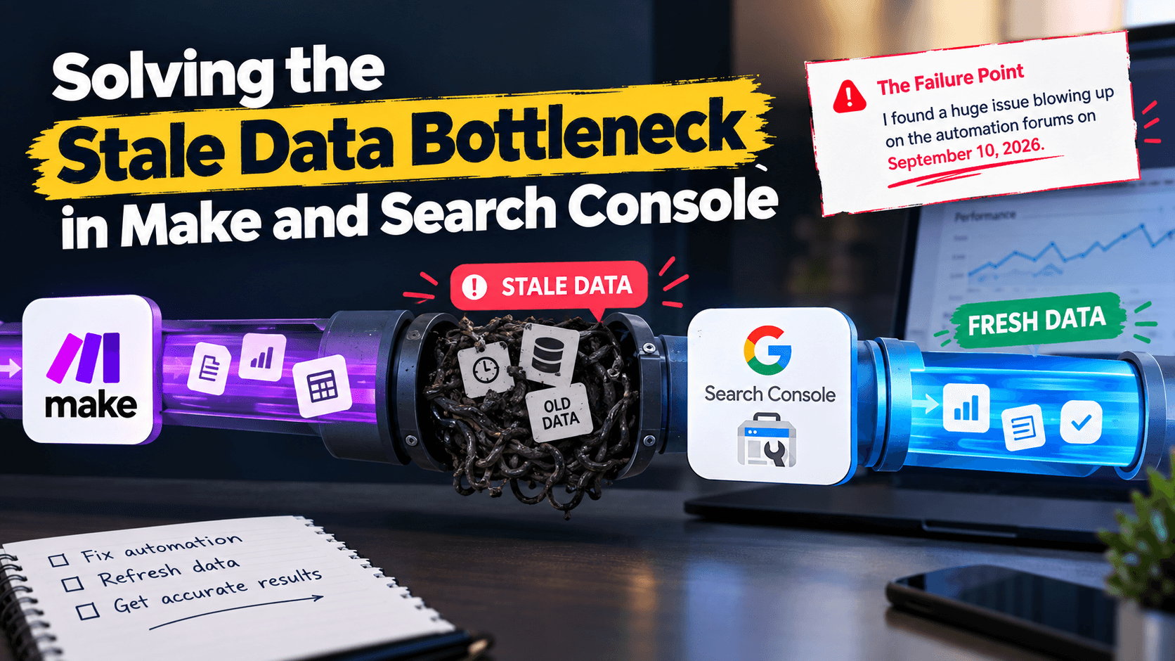 Solving the Stale Data Bottleneck in Make and Search Console