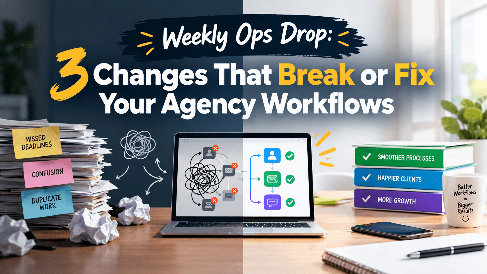 Weekly Ops Drop: 3 Changes That Break or Fix Your Agency Workflows